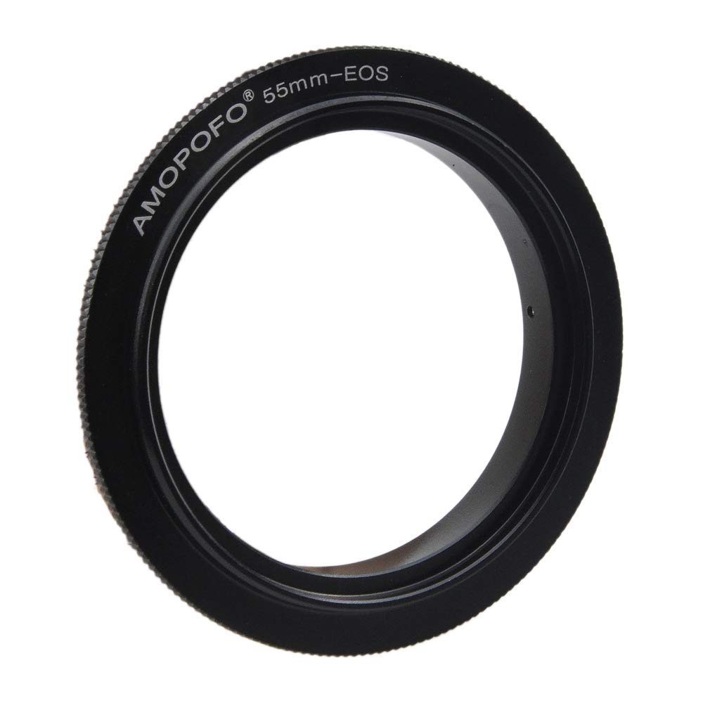 55Mm Macro Lens Reverse Ring Compatible With For Ef 90D 80D 70D 60Da 60D 50D 40D 30D T6 T7 T5 Sl3 Sl2 T8I T7I T6I T6S T5I With Ef S 18 55Mm Kit Lens & 55Mm Filter Thread Lens