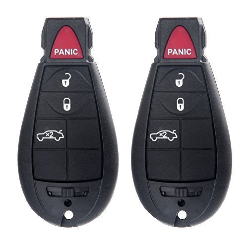Eccpp 2X Keyless Entry Remote Key Fob Replacement For 2008 2012 Chrysler 300 For Town & Country For Dodge Dart Durango Grand Car