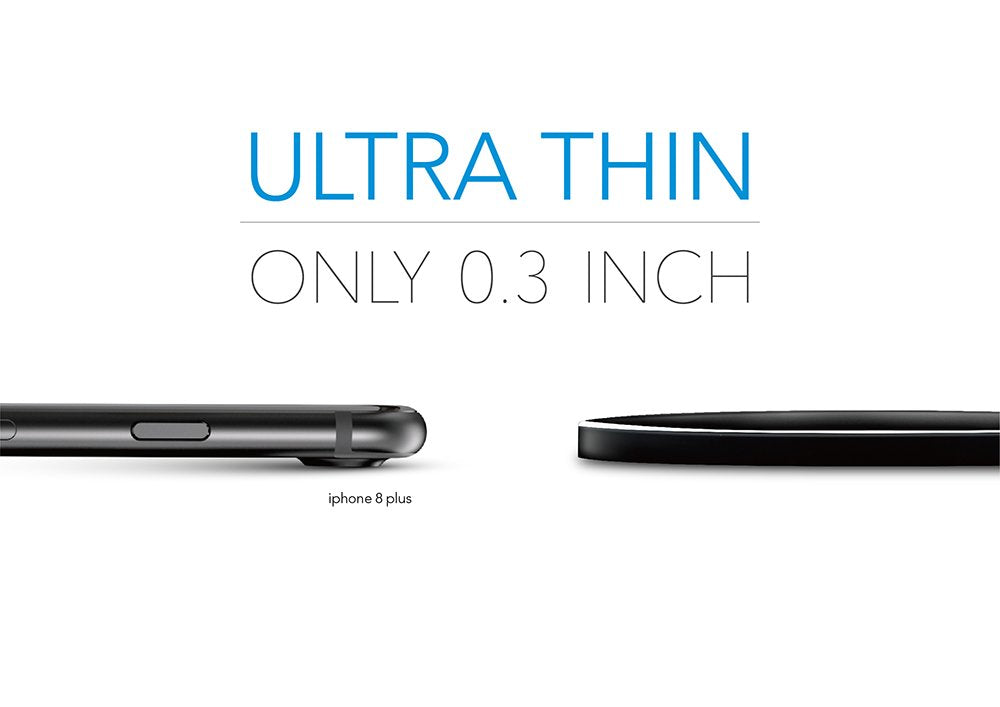 Gigastone Wireless Charger Qi Certified Fast Charge 7.5W Output For Iphone Xr/ Xs/ Xs Max 10W For Samsung Galaxy S9/ S9+/ Note9/