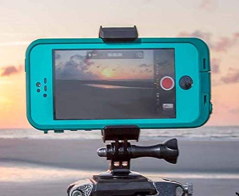 Goworx Freeride Phone Mount 3 In 1 Action Camera Mount + Tripod Adapter For Iphone, Galaxy, Gopro & Smart Phones
