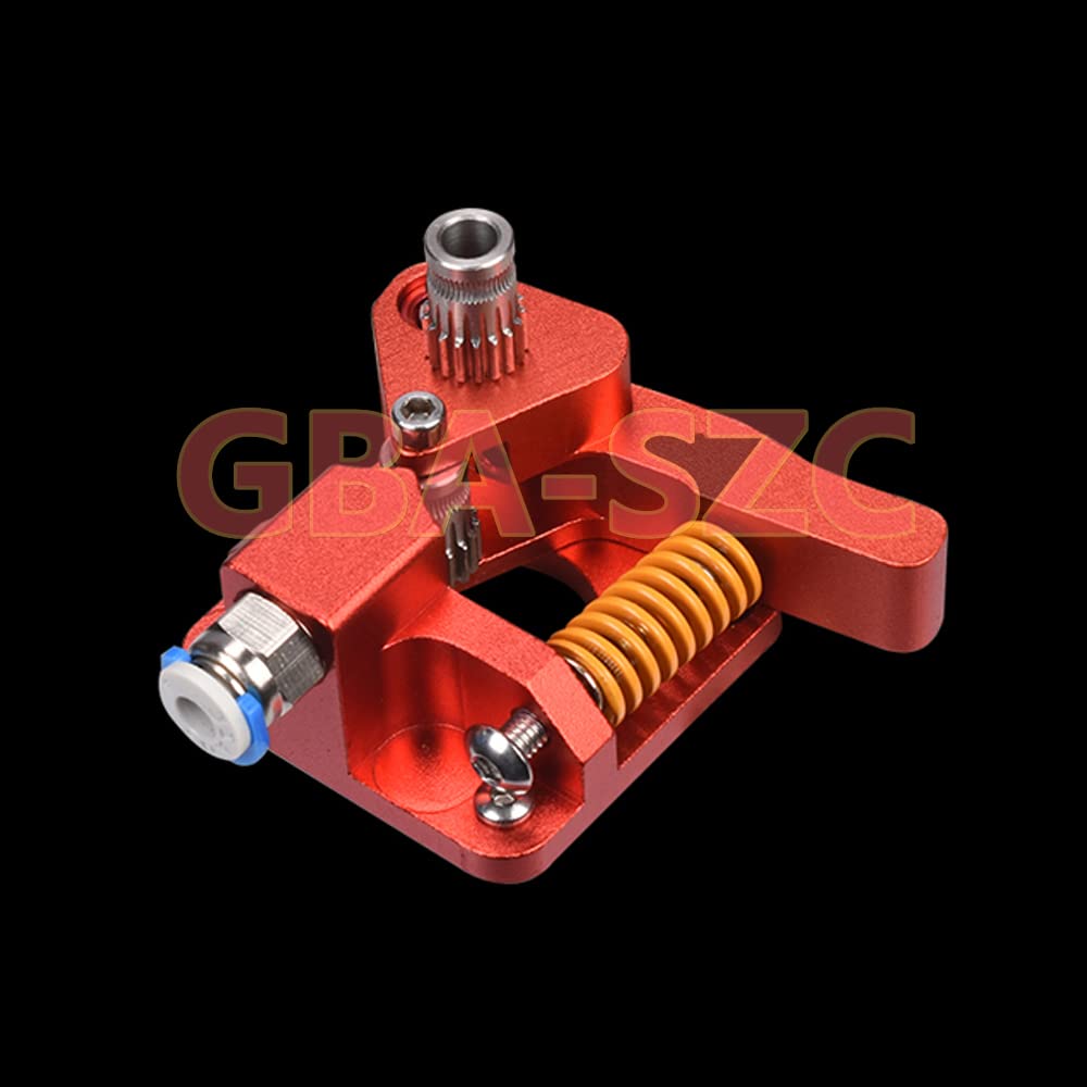 Gba Szc Ender 3 Dual Gear Extruder,Dual Drive Metal Extruder For Ender 3 V2/Pro/Ender 5/Plus/Cr 6 Se/Ender 3 Neo/Max Neo/Cr10/10