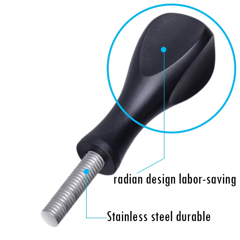 Suptig Thumbscrews 3Pcs Long Thumbscrew And 1Pc Short Thumbscrew For Gopro Hero 13/Hero 12/11/10/9/8/7/6/5/4/3+/3/ Hero Session