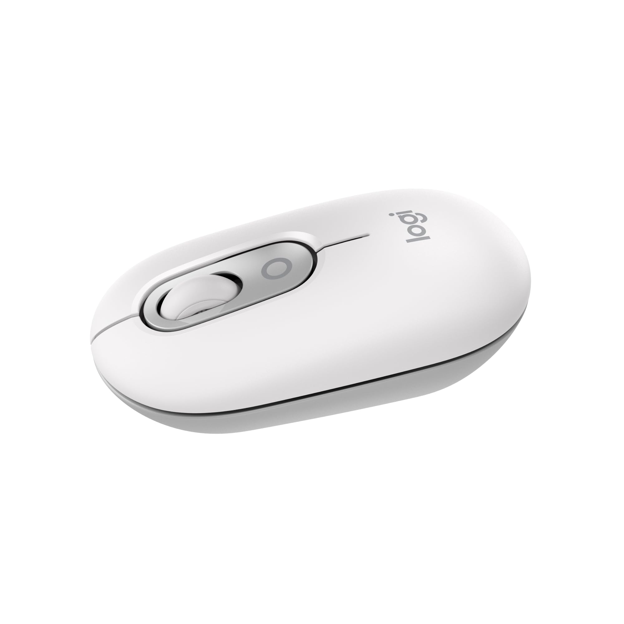 Logitech Pop Mouse, Compact And Portable Wireless Bluetooth Mouse With Programmable Buttons And Quiet Clicks, Easy Switch Betwee