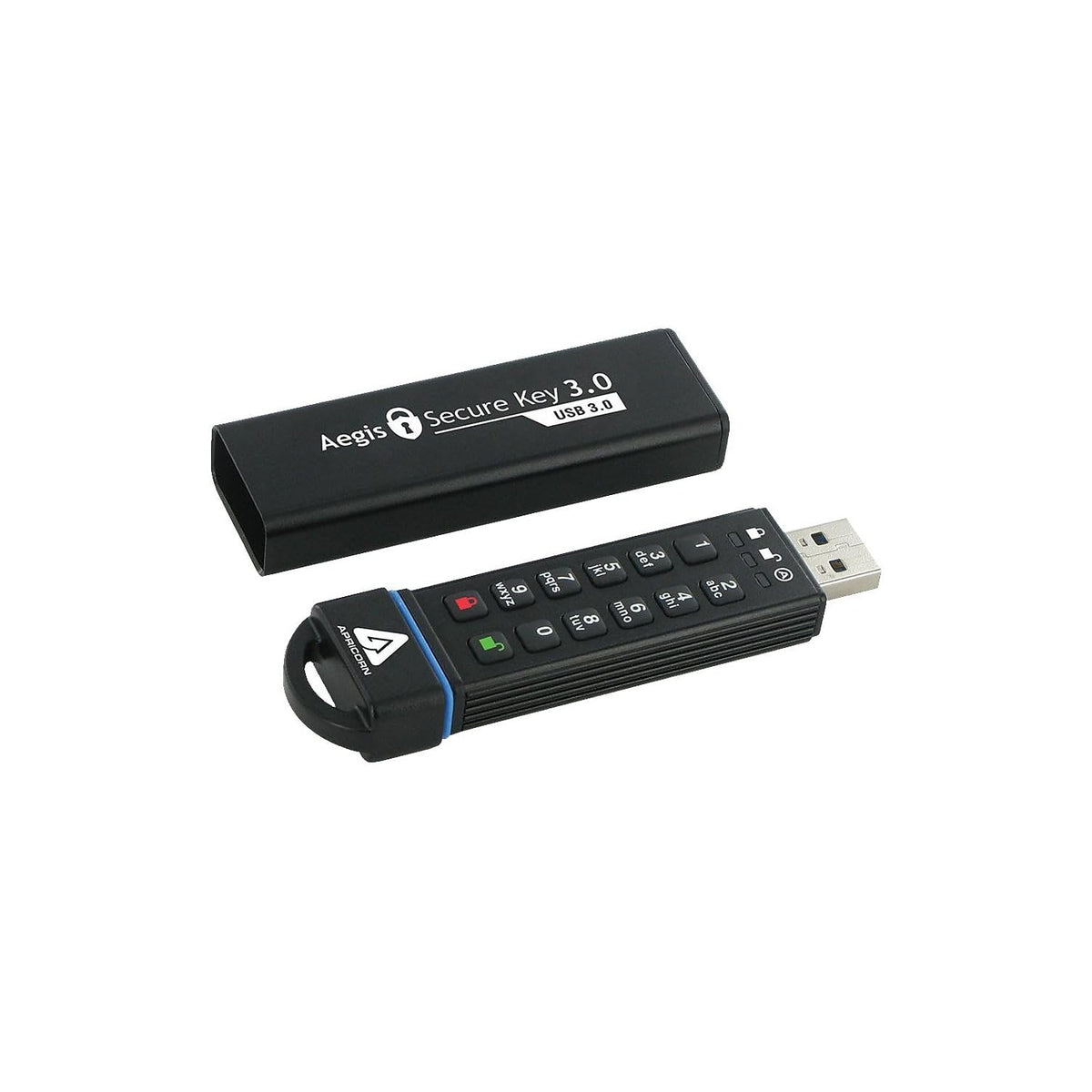Apricorn 480Gb Aegis Secure Key Fips 140 2 Level 3 Validated 256 Bit Encryption Usb 3.0 Flash Drive (Ask3 480Gb)