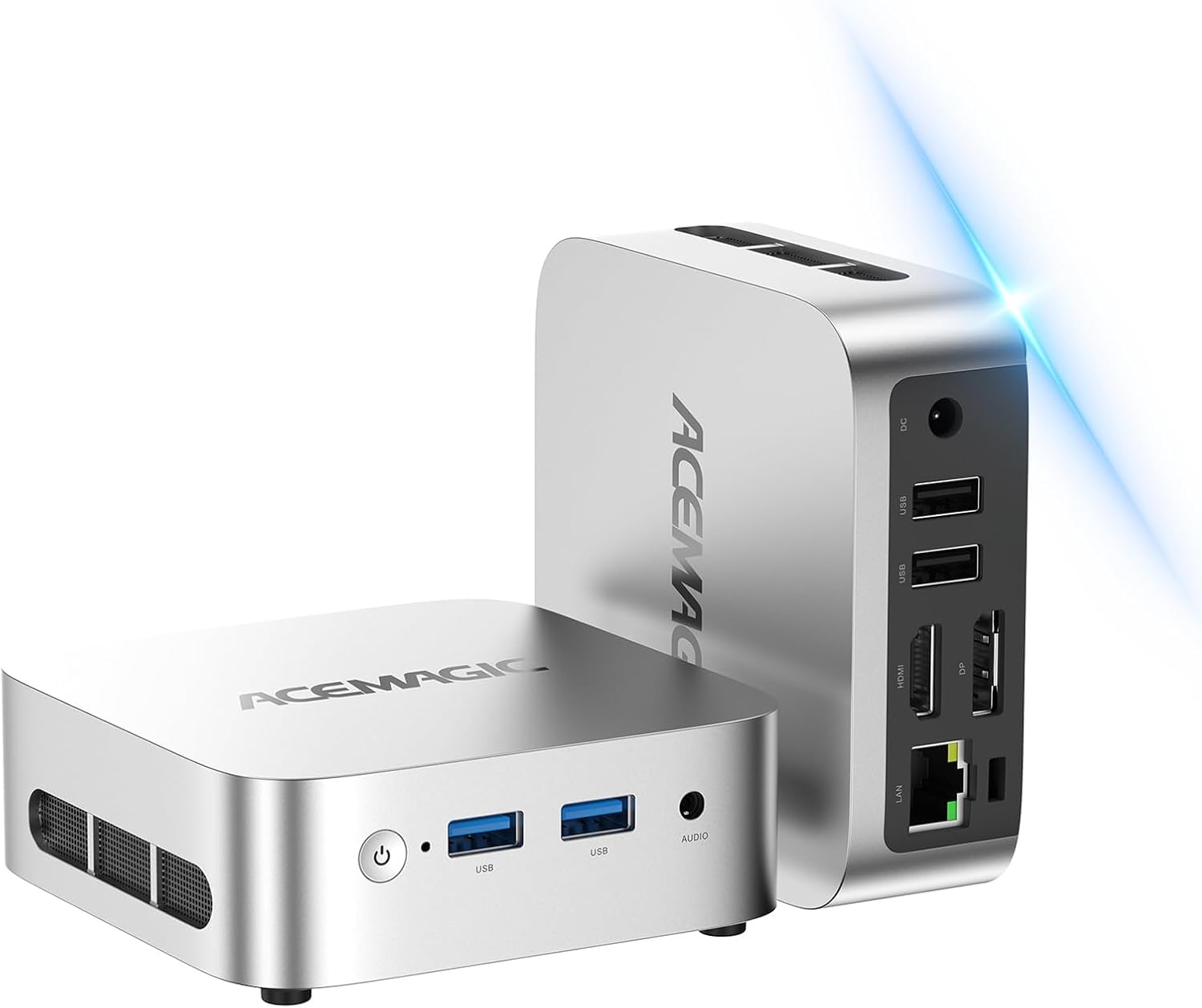 ACEMAGIC Mini Pc 11 Pro, Processor N150 up to 3.6 GHz Mini Computers, 16GB DDR4 512GB SSD, 4K Dual Display WiFi BT VESA Micro Sm