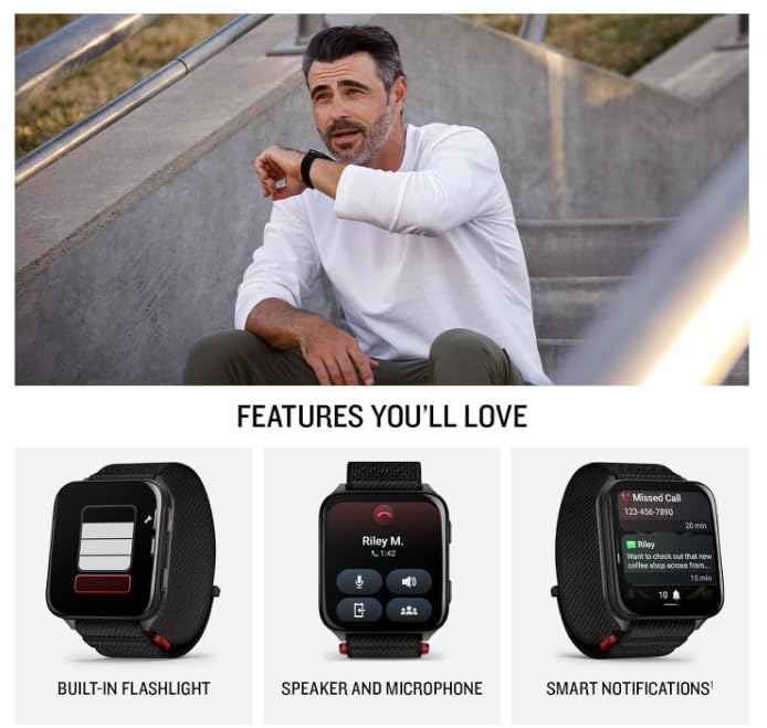 Wearable4U Garmin Venu X1 Thin And Lightweight Gps Smartwatch, Amoled Display, Black With Slate Titanium Comfort Fit Nylon Band