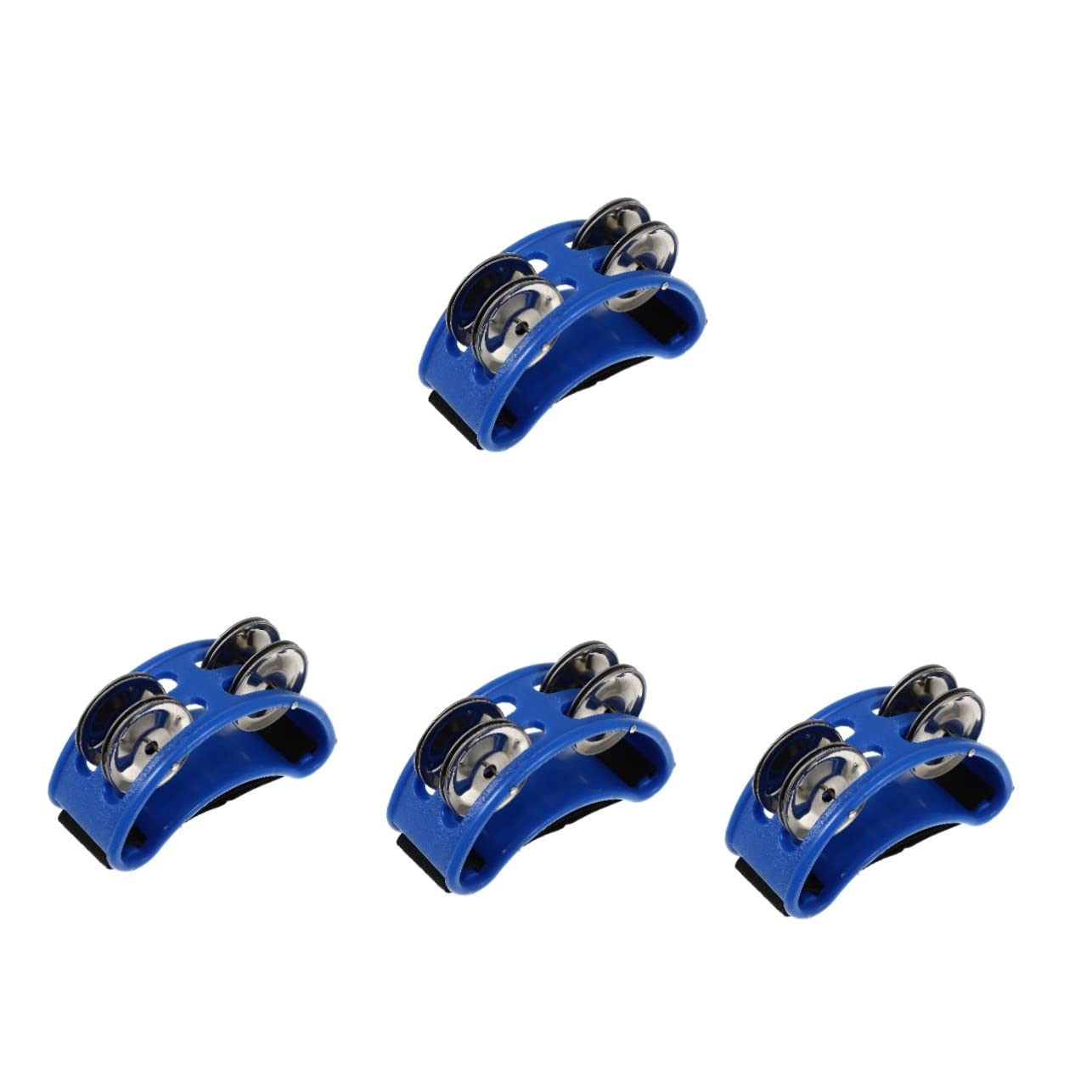 EXCLUZO 4pcs Foot Bell Rattle Percussion Instruments for Adault Tambourine for Kids Metal Instrument Ukulele Accessories Foot Ta