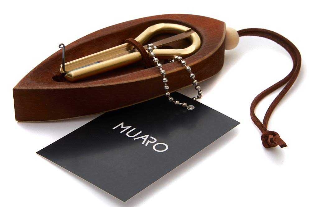 Jaw Harp By Muaro P.Potkin In Dark Wooden Case (Mouth Harp)