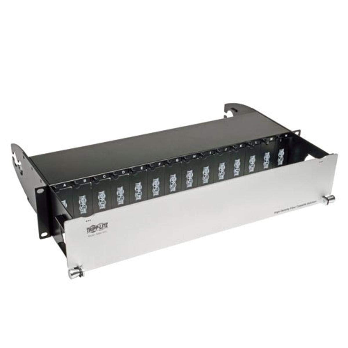 Tripp Lite High Density Fiber Enclosure Panel, 2U, 14-Cassette Capacity (N482-02U)