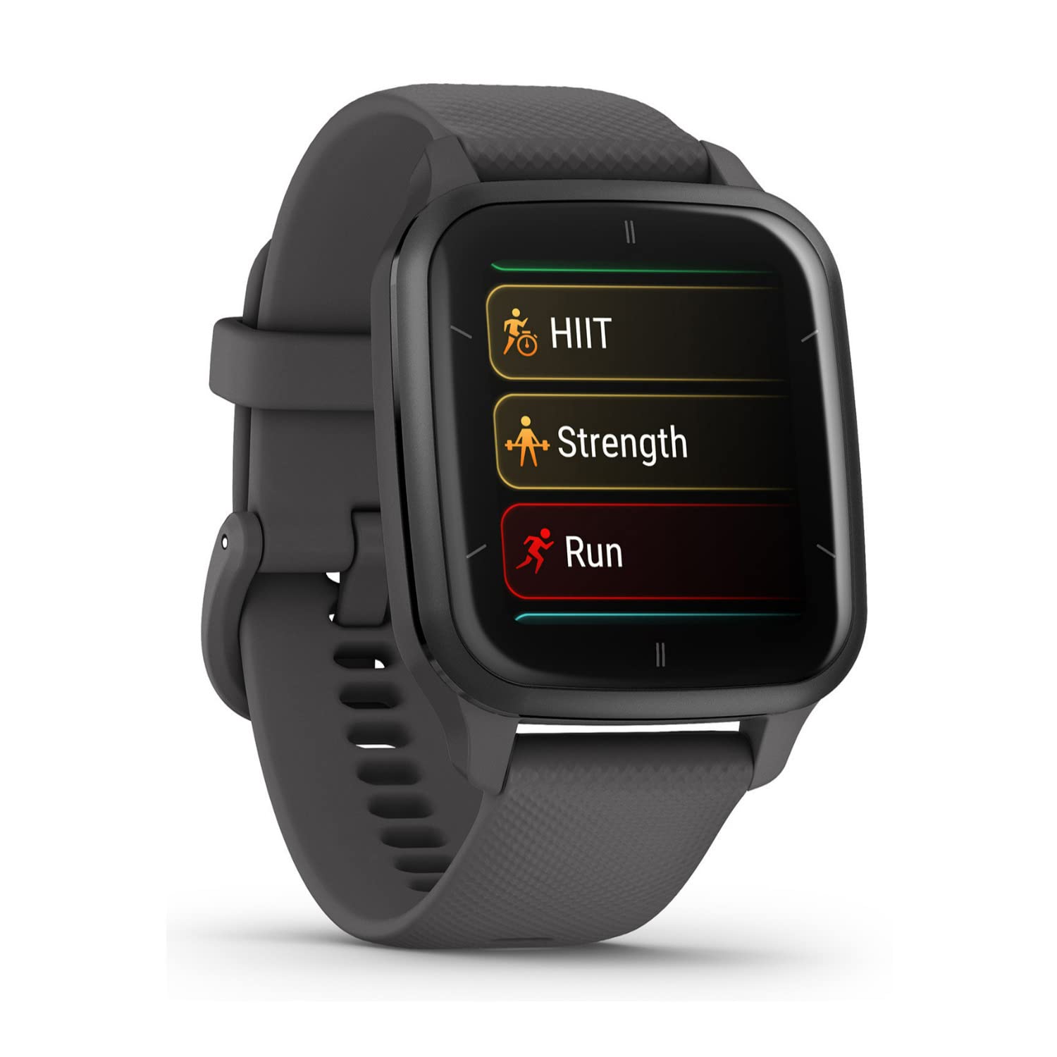 Garmin Venu Sq 2 Gps Smartwatch, All Day Health Monitoring, Long Lasting Battery Life, Amoled Display, Slate And Shadow Gray