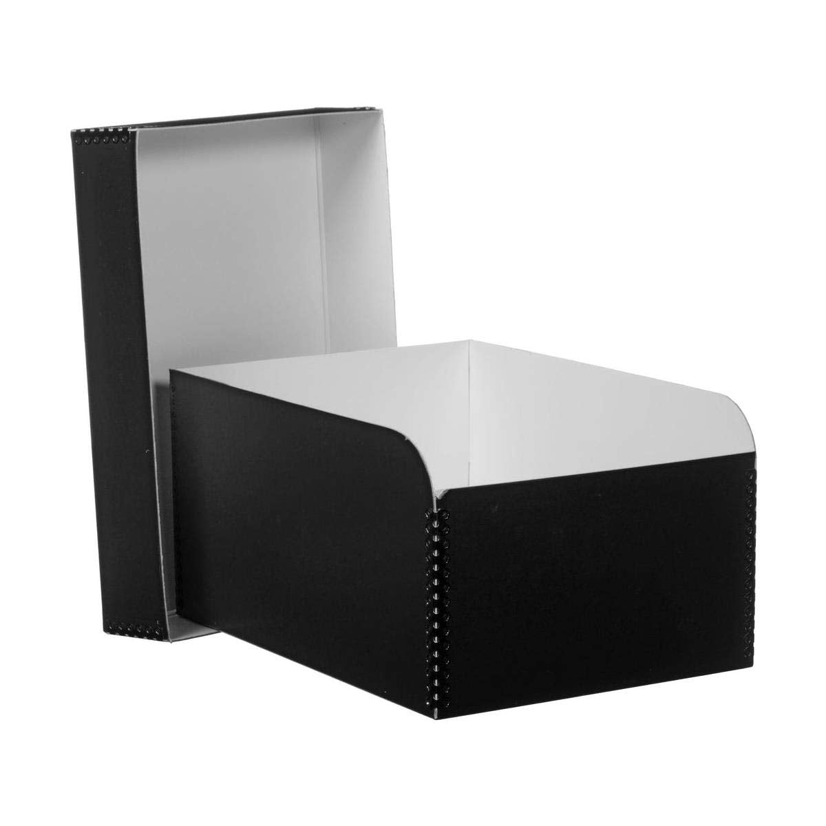 Lineco Photo Storage Box, Holds 1000 3 X 5 Or 4X6 Or 5X7 Pictures, Removable Lid With 12 4X6 Photograph Envelopes, Color: Black.