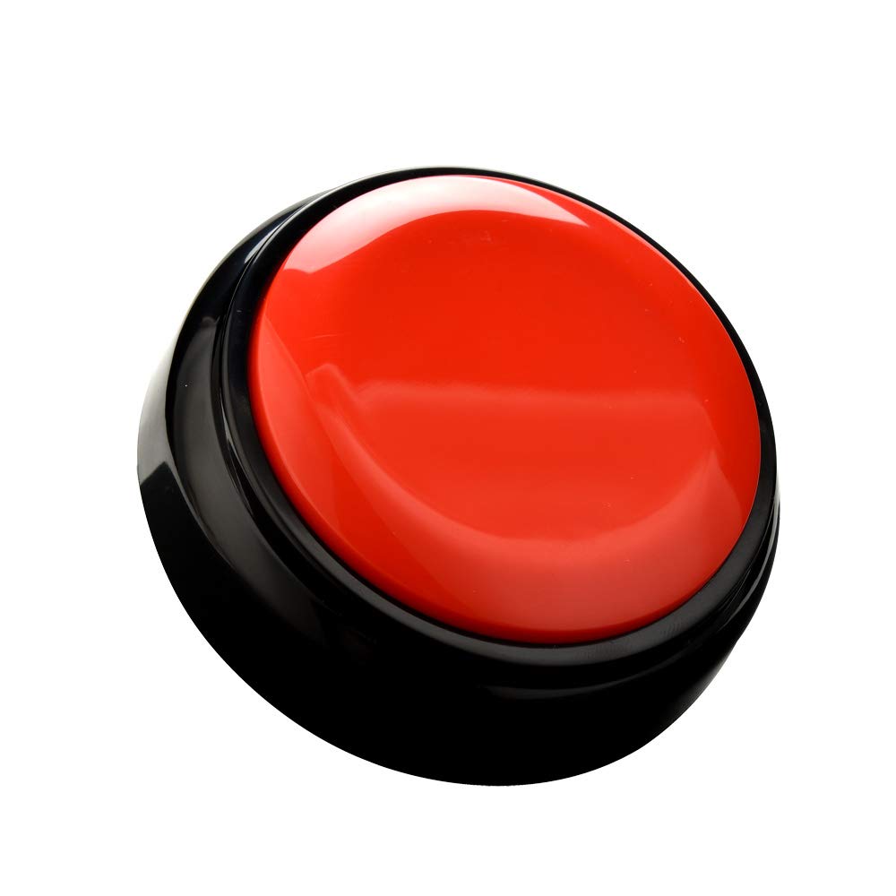 Recordable Button Voice Recording Button Dog Buttons For Communication Game Buzzer 30 Seconds Recordable Answer Buzzers Funny Gi