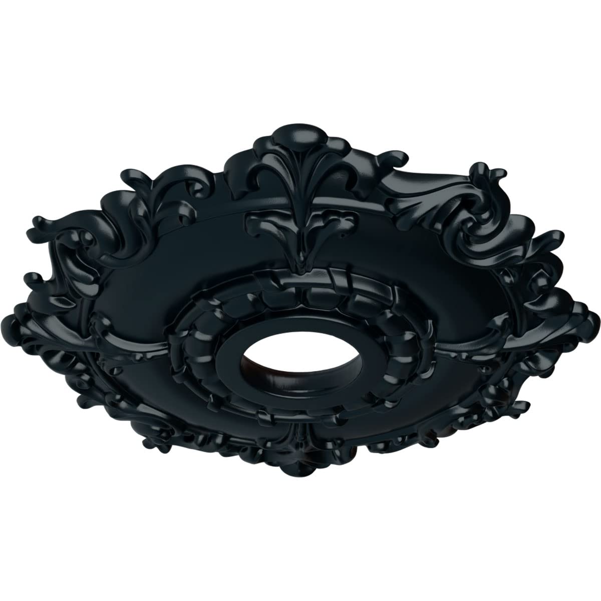 Ekena Millwork Cm18Rlnsf Riley Ceiling Medallion, Night Shade