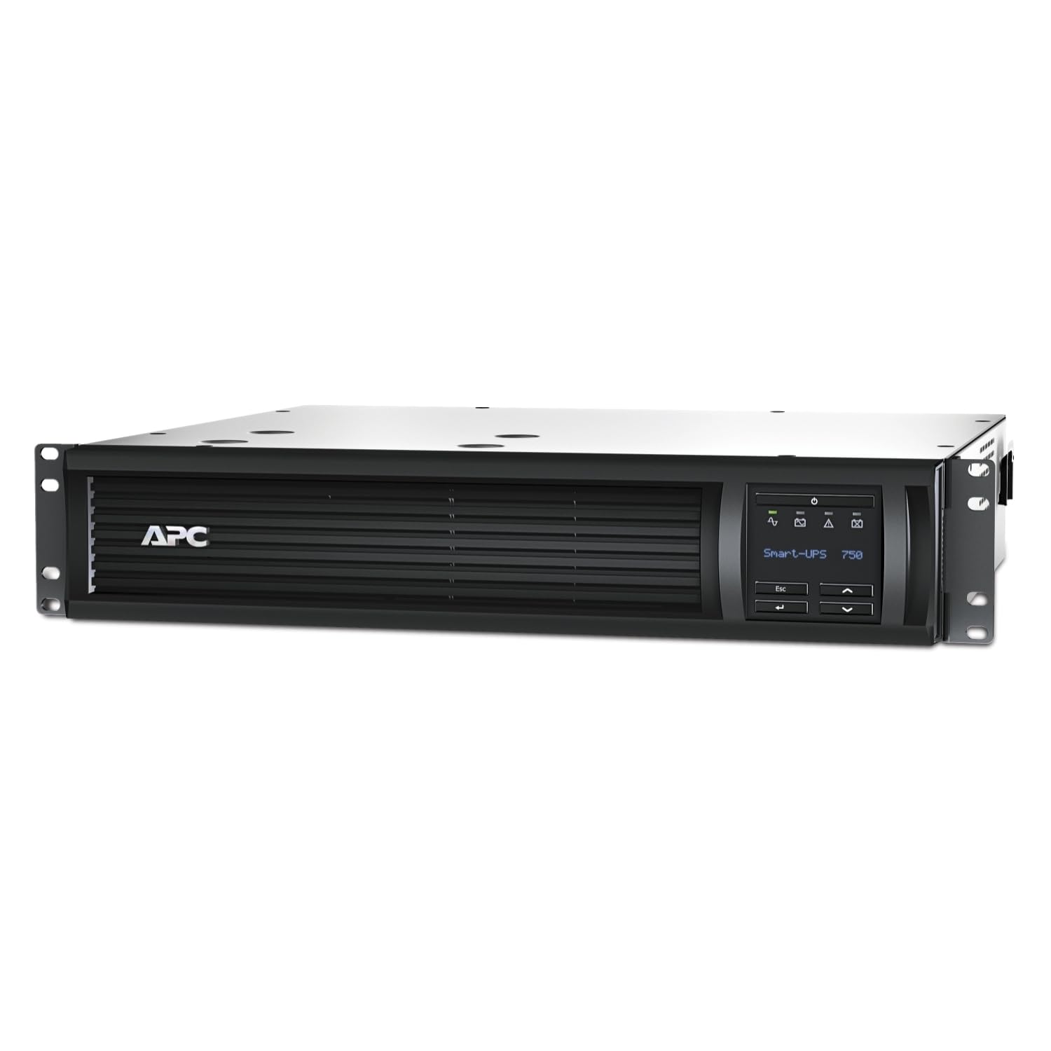 APC 750VA Smart UPS with SmartConnect, SMT750RM2UC Rack Mount UPS Battery Backup, Sinewave, AVR, 120V, Line Interactive Uninterr