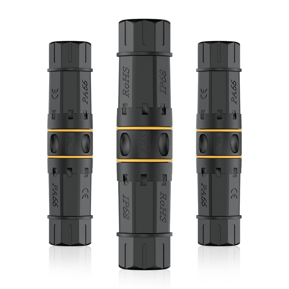 Fgb 10Gbps Cat7 Waterproof Rj45 Coupler, Waterproof Ethernet Connector Shielded Ip68, Female To Female Waterproof Ethernet Coupl