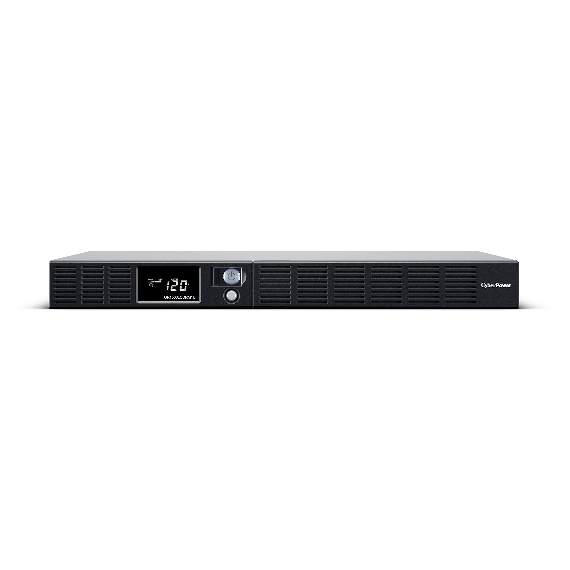 Cyberpower Or1500Lcdrm1U Smart App Lcd Ups System, 1500Va/900W, 6 Outlets, Avr, 1U Rackmount