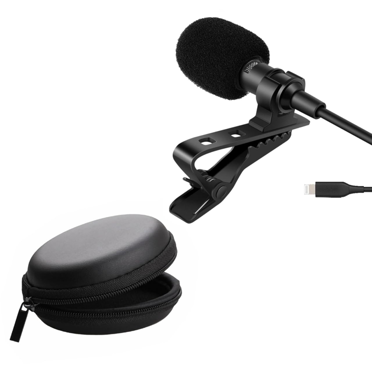 Humble HbA01 Lavalier Lapel Condenser Mic For Iphone, Usb Lightning Microphone For Youtube Vlogging Facebook Interview Livestre