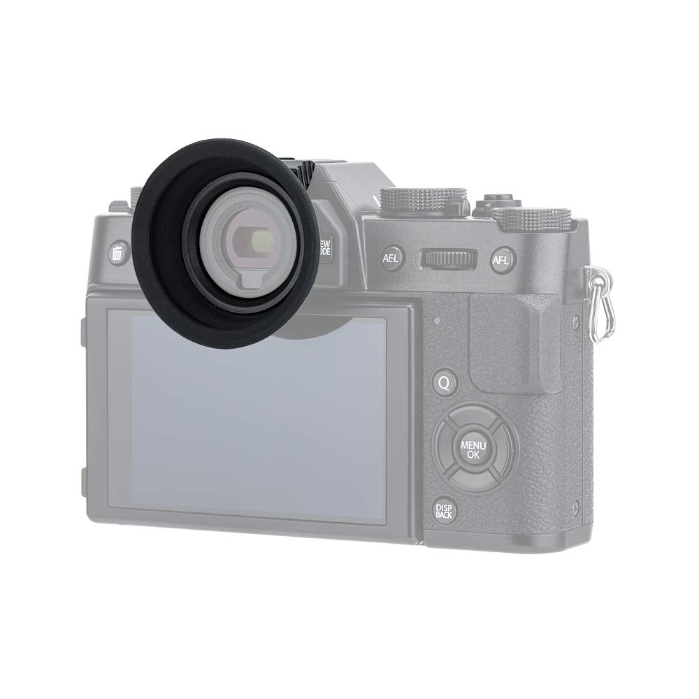 Kiwifotos Ke-Xt20 Large Soft Silicon Camera Eye Cup Eyepiece For Fuji X-T30 X-T20 X-T10, Xt30 Eyecup Eye Piece, Hot Shot Eyecup