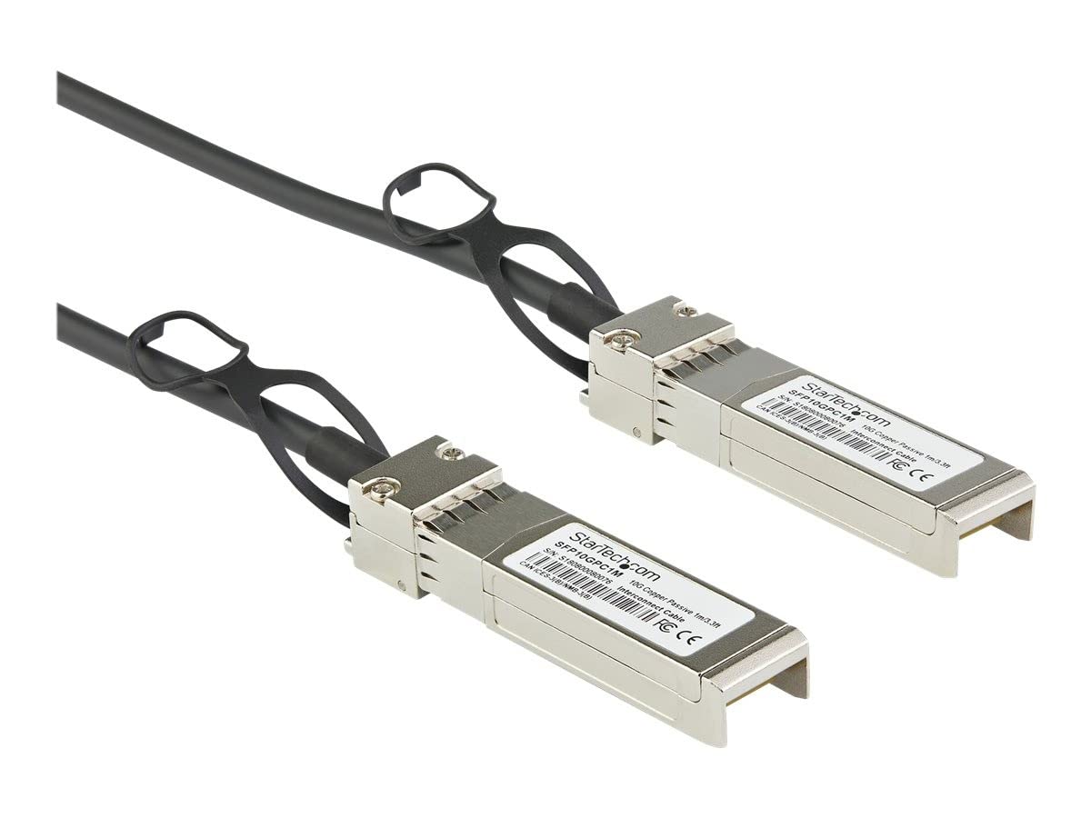 Startech.Com 1M Sfp+ To Sfp+ Direct Attach Cable For Dell Emc Dac Sfp 10G 1M   10Gbe Sfp+ Copper Dac 10 Gbps Passive Twinax