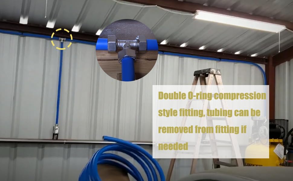 For Rapidair Maxline Compressed Air Piping 3/4'' Tee M8011 Fitting Maxline Rapidair Air