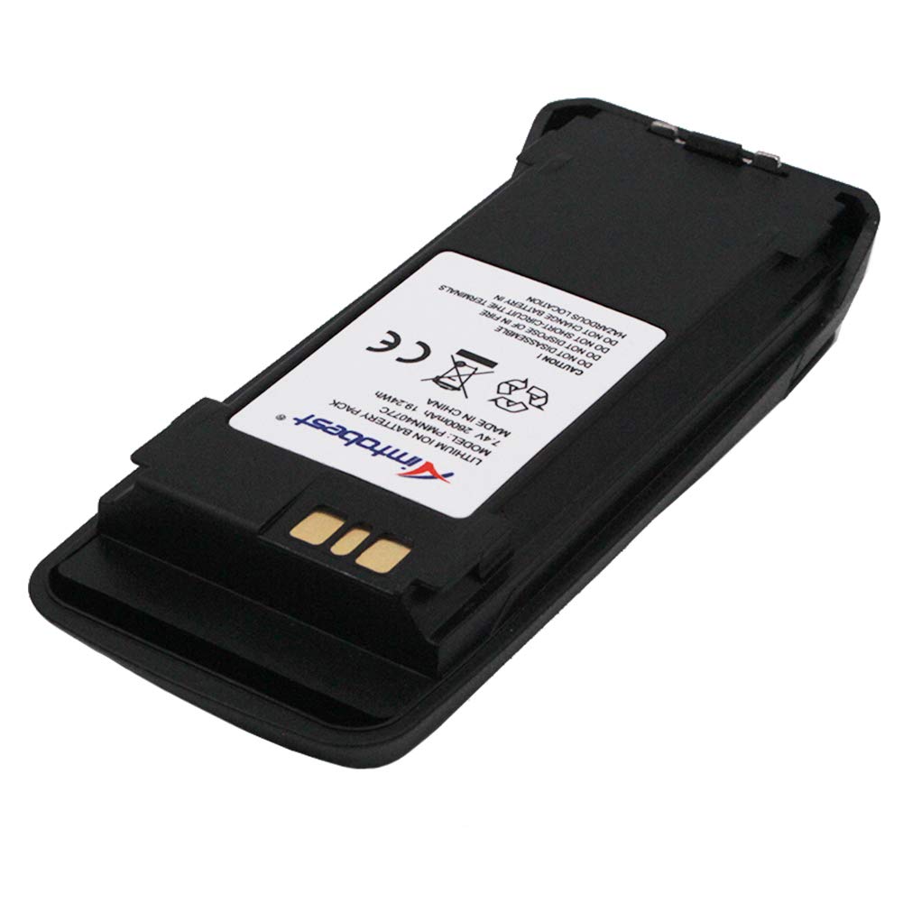 Aimtobest Pmnn4066A Pmnn4077C 2600Mah Li Ion Battery Compatible For Motorola Xpr6350 Xpr6550 Xpr6380 Xpr6580 Xpr6500 Dp3400 Dp3600 Dgp4150 Dgp6150 Radio (Oem Without Impres Function)