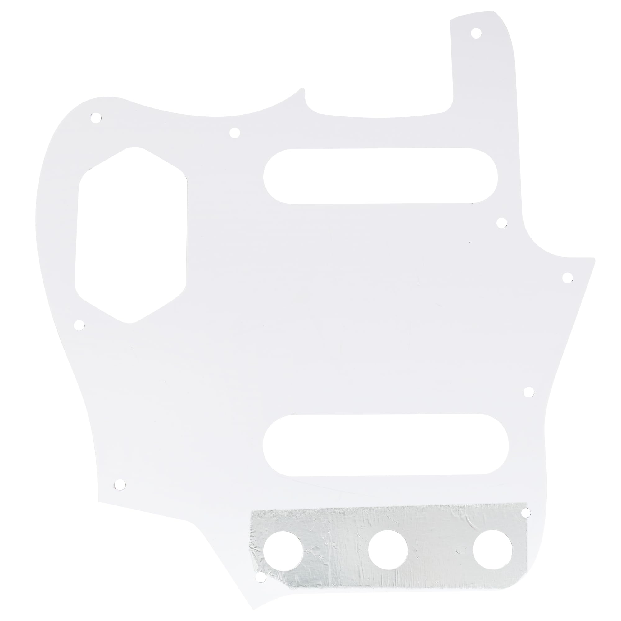 Musiclily Pro 10 Hole 65 60S Vintage Style Guitar Pickguard For Fender American Jaguar, 4Ply Tortoise Shell