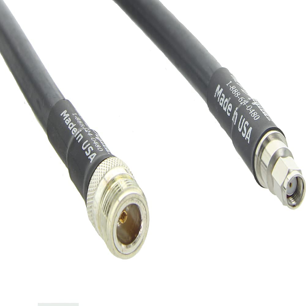 Mpd Digital I Lmr400 Times Microwave Coaxial Cable I N Female   Rpsma Male Connectors I Low Loss Rf Coaxial Cable I Cb, Ham Radi