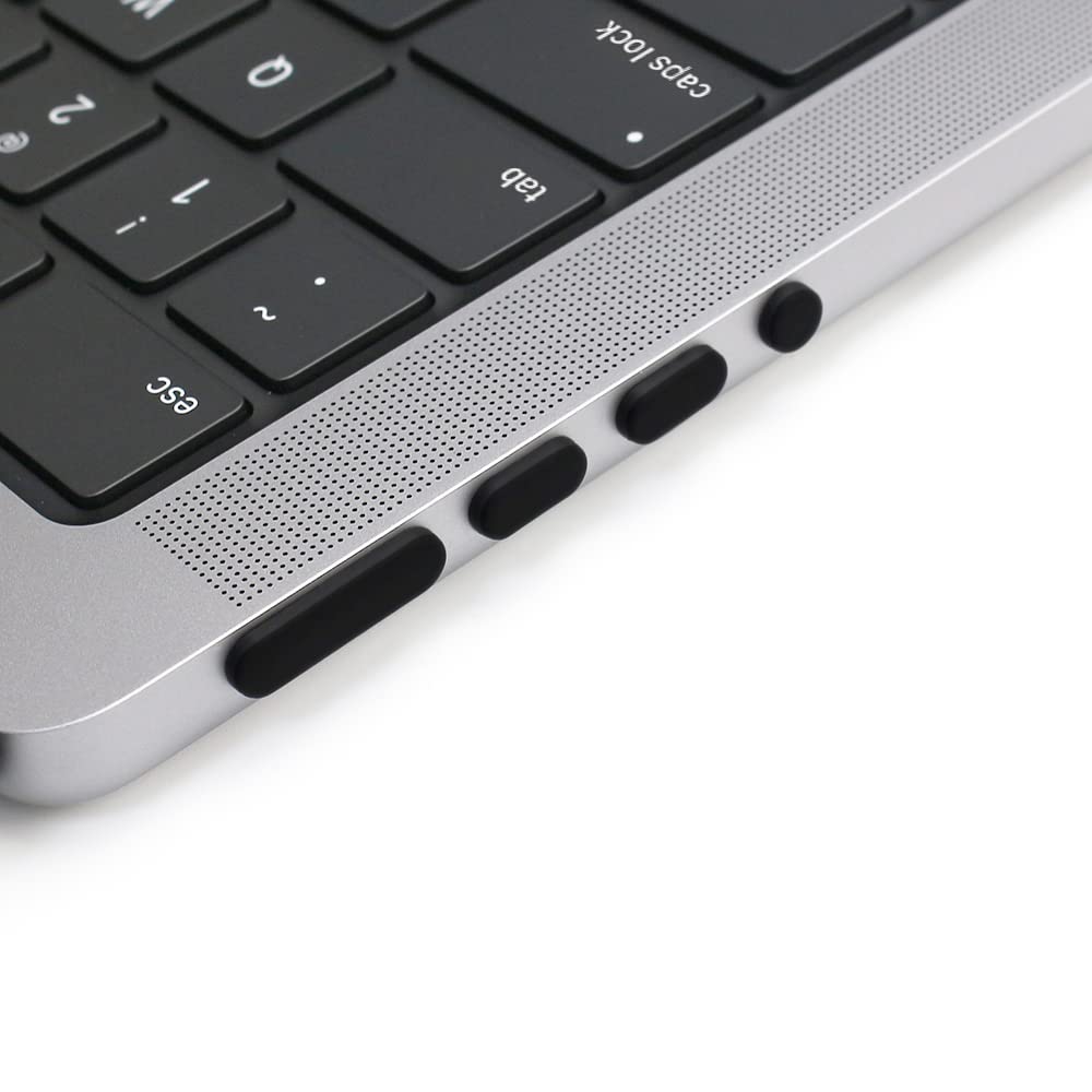 Proelife 7 Pcs Anti Dust Dirt Plug Cups Set For 2023 2021 Macbook Pro 14.2 Inch 16.2 Inch M3 M2 M1 Pro/Max (Model: A2779/A2442/A
