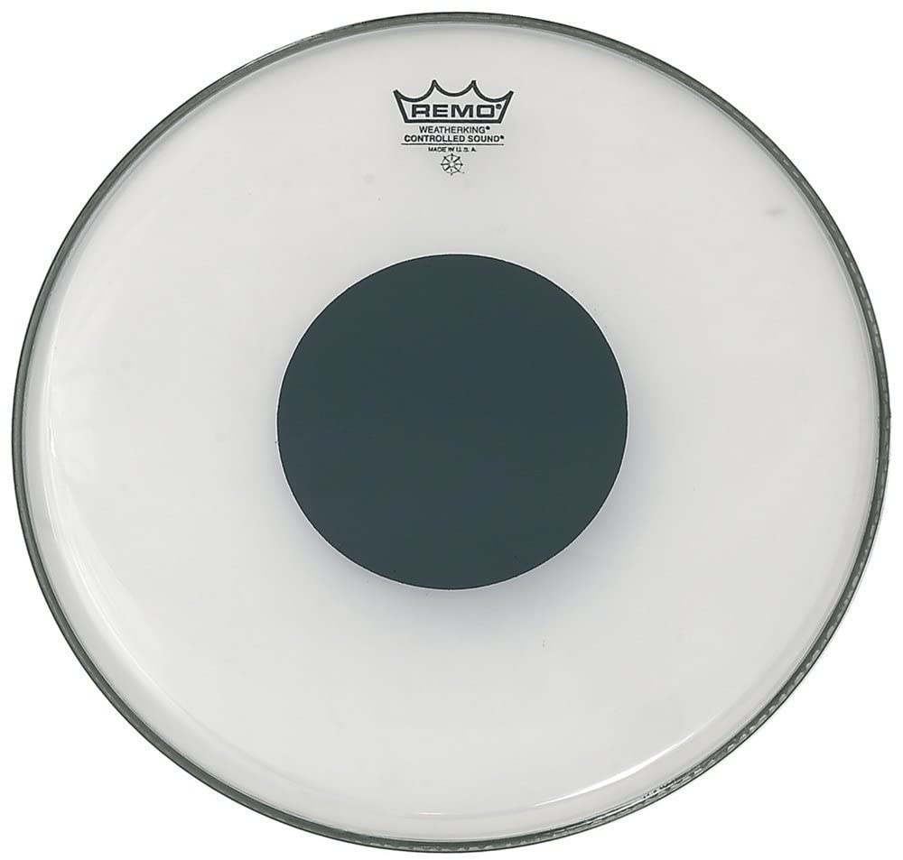 Remo Controlled Sound Clear Black Dot Drumhead   Top Black Dot, 6''