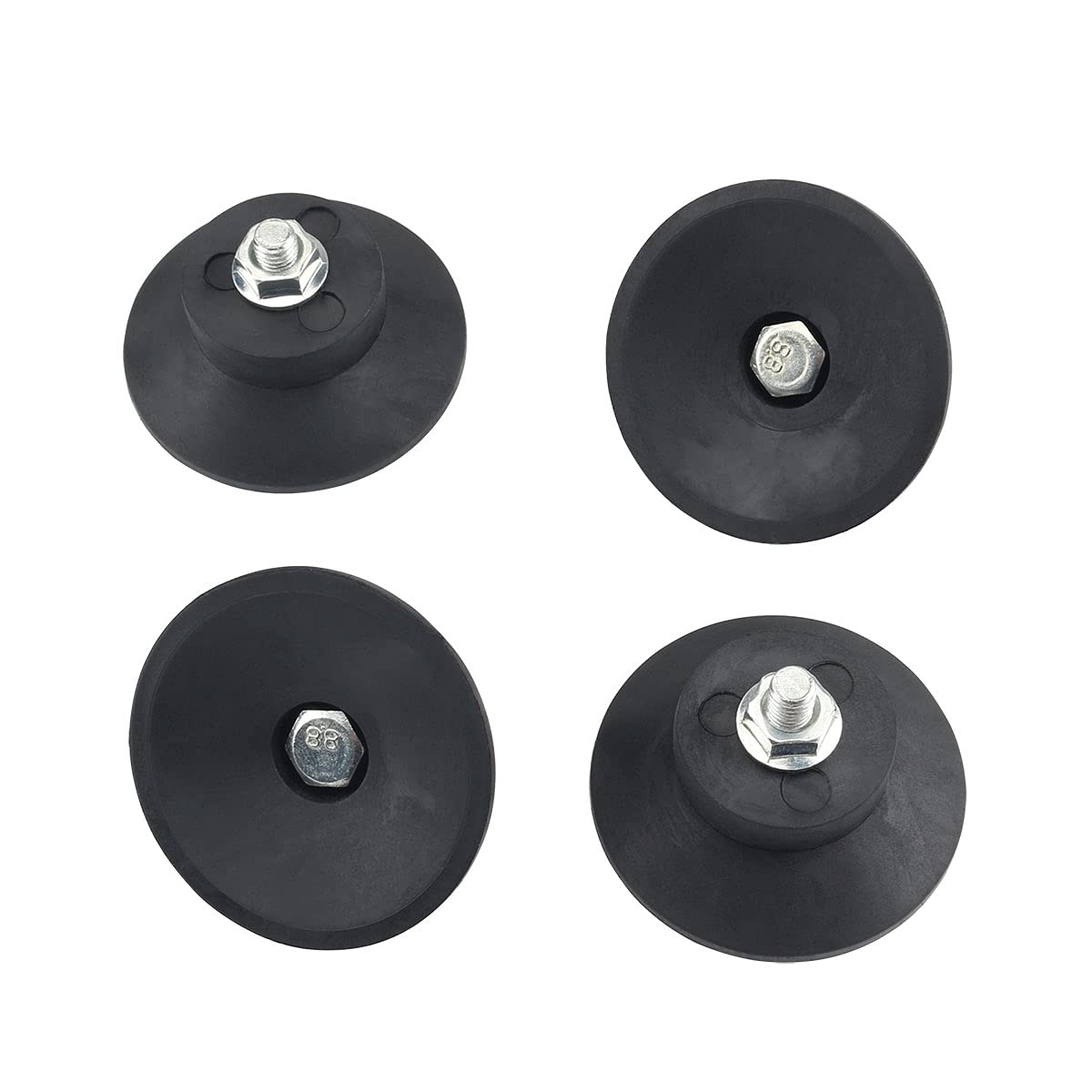 Fysetc 4Pcs 3D Printer Feet Vorn 2.4 Air Compressor Rubber Feet : Anti Vibration Rubber Landing Mat With M6 Screws And Nuts Horn