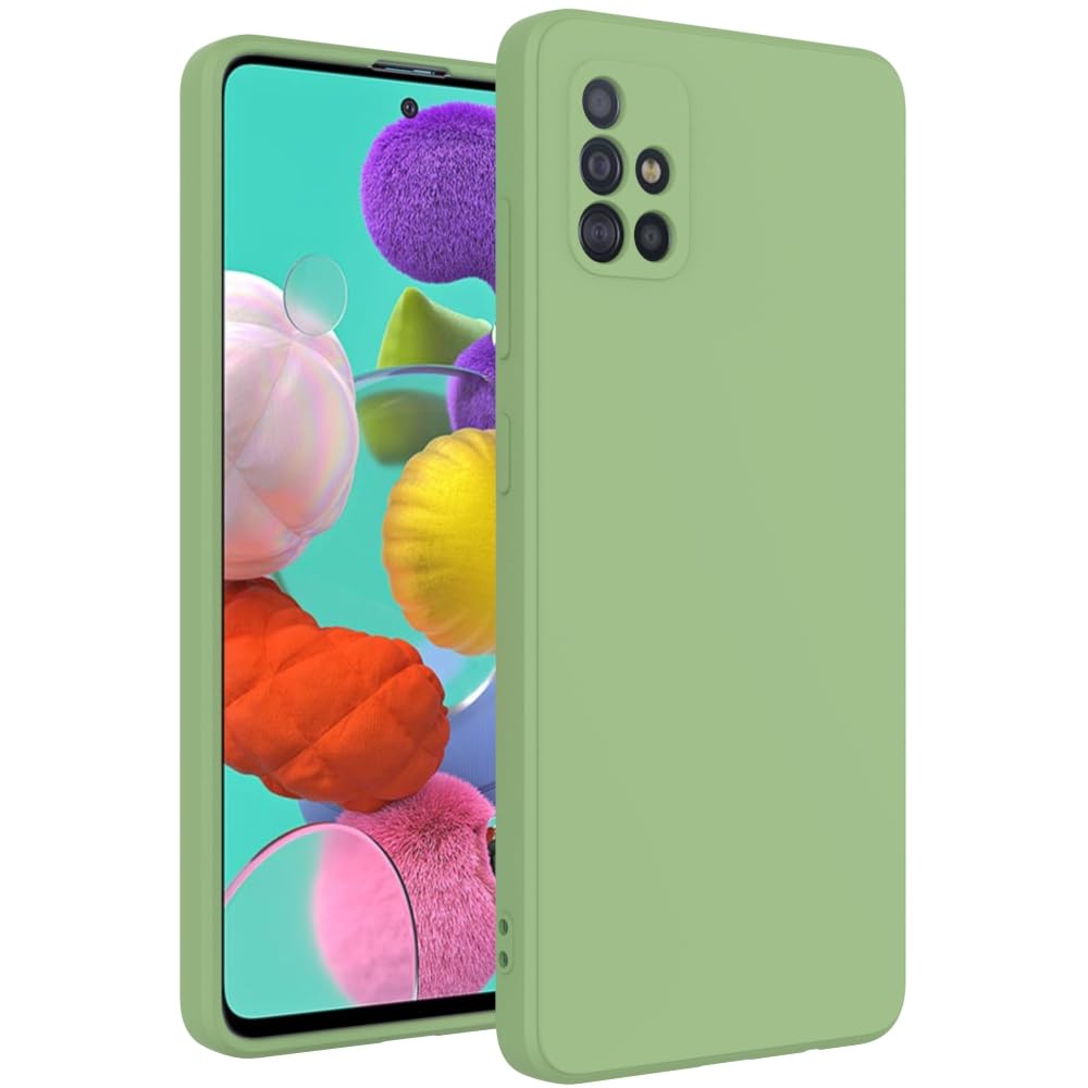 Wogroo For Samsung Galaxy A51 4G Case Green, Scratch Resistant With Soft Touch, Slim Thin Phone Cover For Samsung Galaxy A51 4G