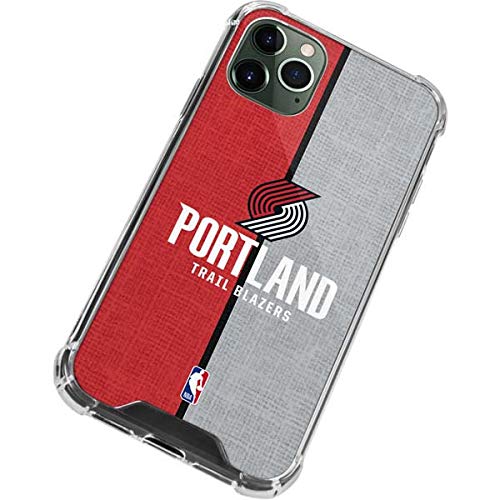 Skinit Clear Phone Case Compatible With Iphone 12 Pro Max   Officially Licensed Nba Portland Trail Blazers Canvas Design