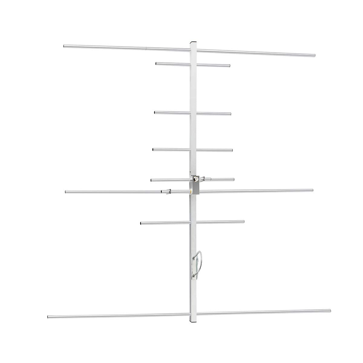 Hys Dual Band Yagi Antenna, 2Meter 70Cm 144/430Mhz 9.5/11.5Dbi Outdoor Base Antenna With Bracket Mount For Yaesu Midland Motrool