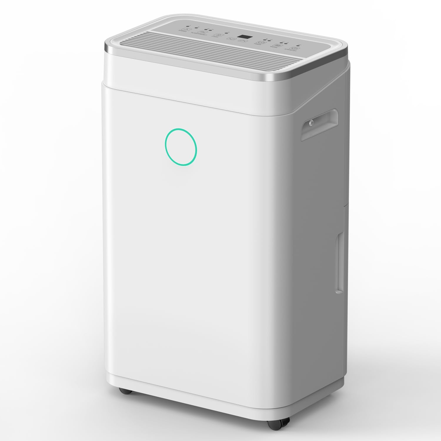 Humilabs Dehumidifier For Basement 1.7 Gallon Tank, 50 Pint 4500 Sq.Ft Home Dehumidifiers With Drain Hose,Quiet Sleep Mode, Auto