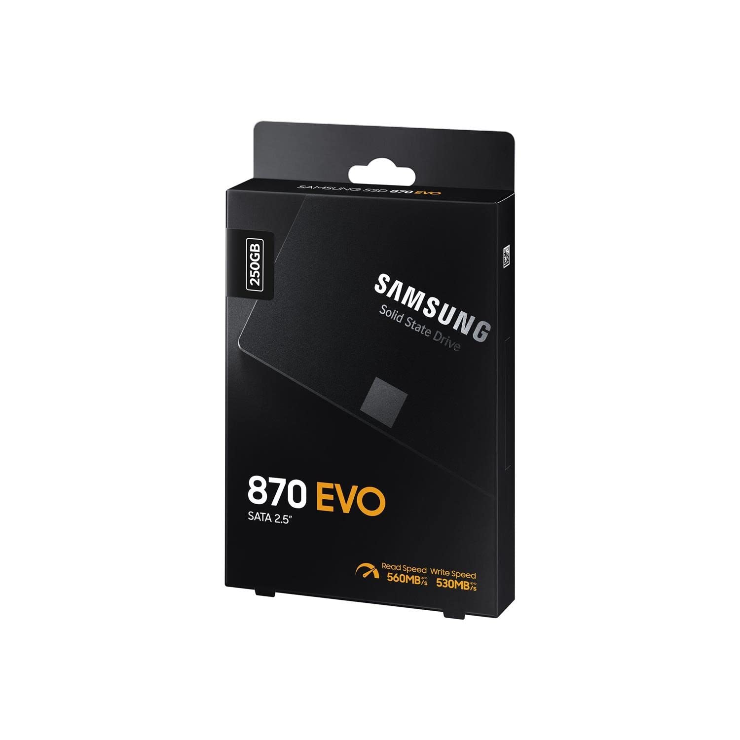 Samsung Ssd 870 Evo, 250 Gb, Form Factor 2.5   , Intelligent Turbo Write, Magician 6 Software, Black