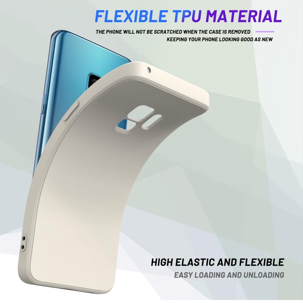 Wogroo For Samsung Galaxy S9 Case White, Scratch Resistant With Soft Touch, Slim Thin Phone Cover For Samsung Galaxy S9