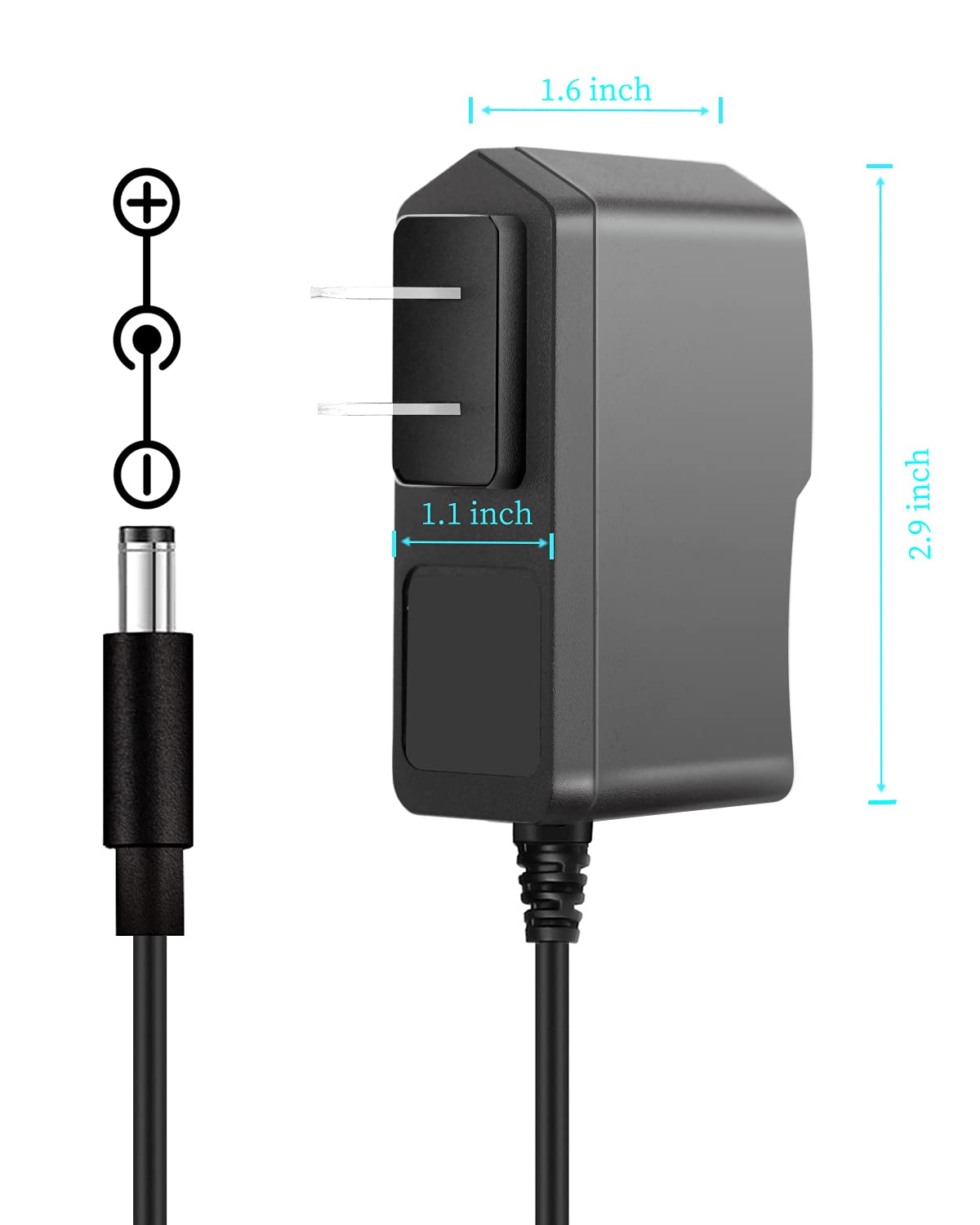 9V Ac Adapter Power For Brother P Touch Pt D210 Ptd 210 Pt D200Vp Pth110 Label Maker, Brother Ad 24 Ad 24Es Ad 20 Ad 30 (6 Feet)