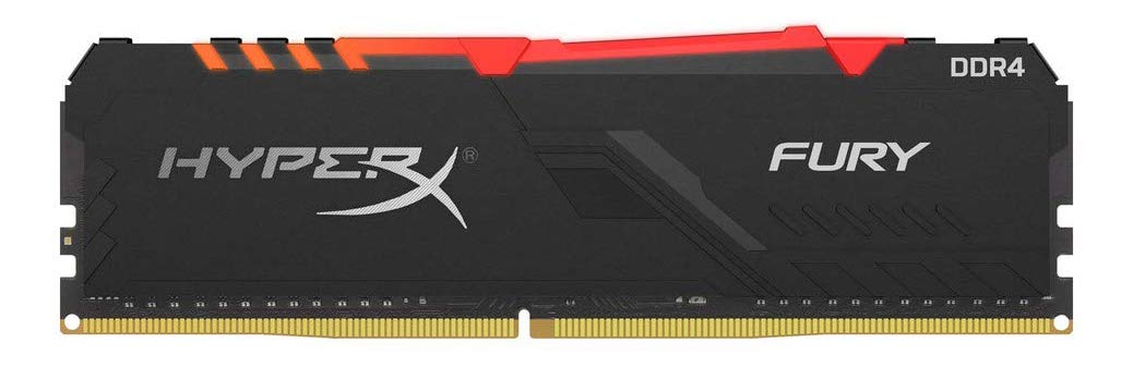 Hyperx Fury 8Gb 2666Mhz Ddr4 Cl16 Dimm 1Rx8 Rgb Xmp Desktop Memory Single Stick Hx426C16Fb3A/8