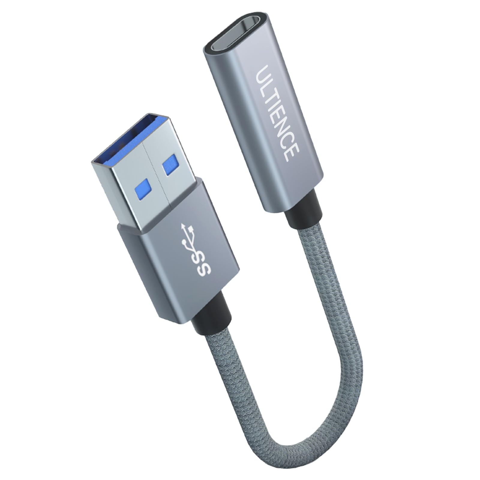 Ultience [10Gbps] High Speed A To C Adapter With Usb To Usb C Cable, And Female Usb C Cable   60W Fast Charging And Data Transfe