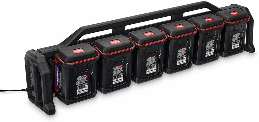 Toro 60V MAX* Flex-Force 12 Amp 6-Pod Li-Ion Charger