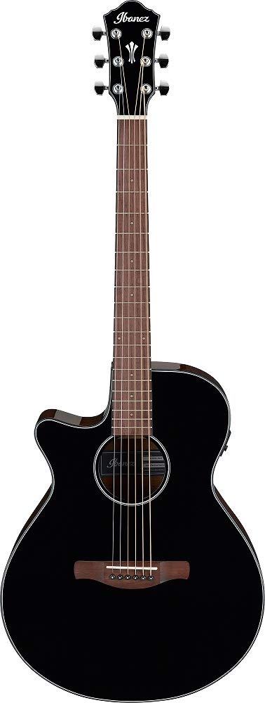 Ibanez Aeg50L Left Handed Acoustic Electric Guitar   Black High Gloss