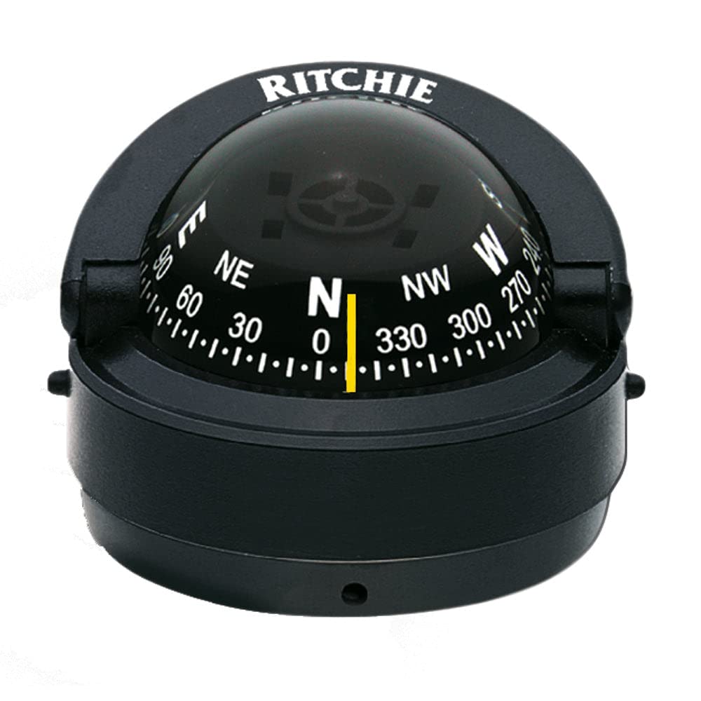 Ritchie S 53 Explorer Compass   Surface Mount   Black