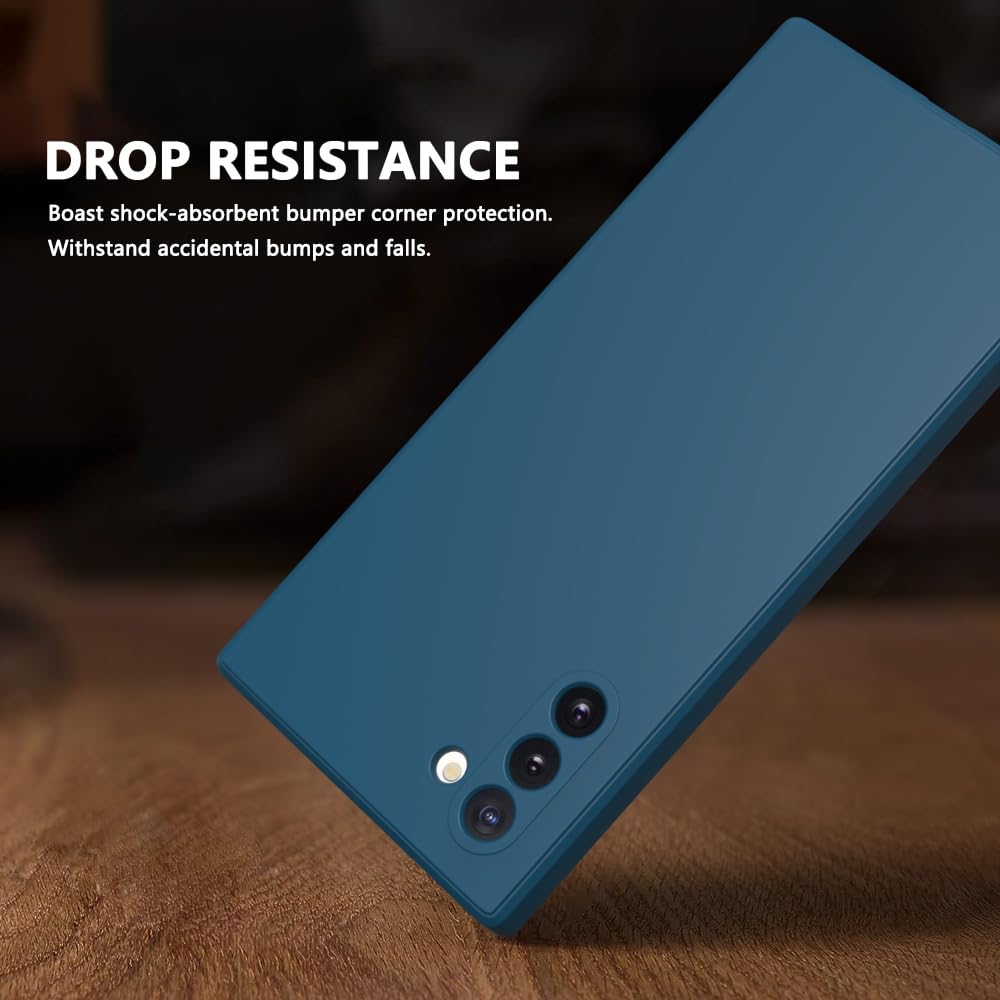 Wogroo For Samsung Galaxy Note 10 Case Dark Blue, Scratch Resistant With Soft Touch, Slim Thin Phone Cover For Samsung Galaxy No