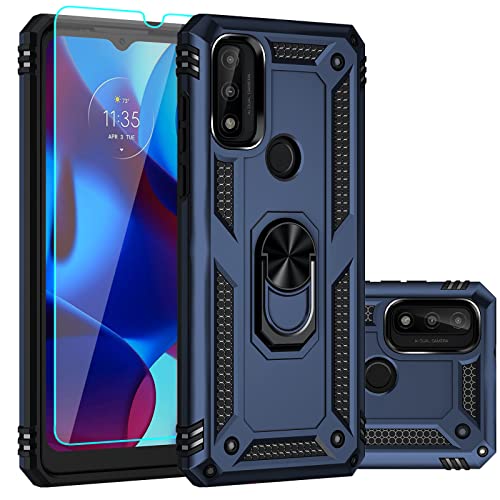 Sktgslamy For Moto G Pure Phone Case,Moto G Power 2022 Case,With Hd Screen Protector, [Military Grade] 16Ft. Drop Tested Cover W