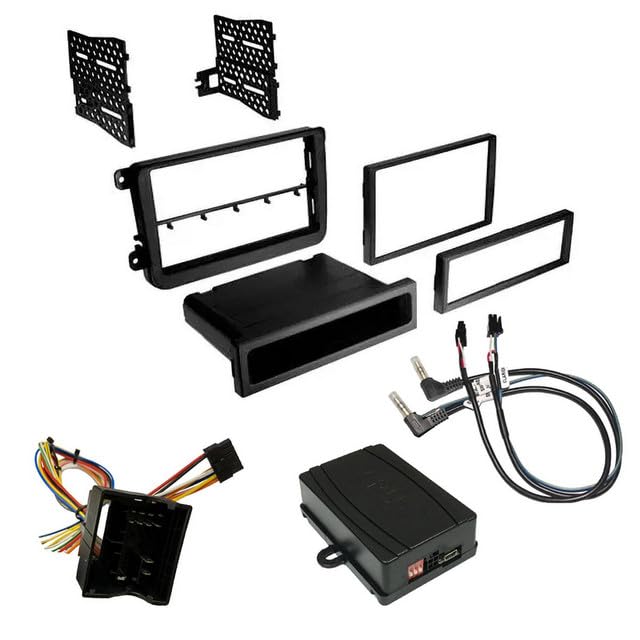 Crux Radio Replacement With Steering Wheel Control Retention And Dash Kit For Select 16 18 Vw Vehi