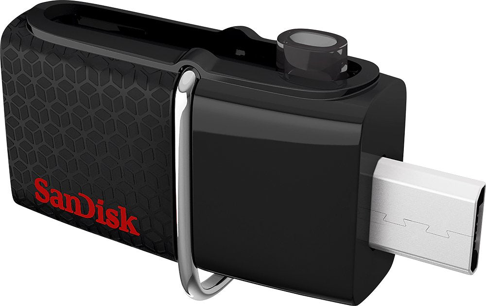 Sandisk Ultra Dual Usb Flash Drive, 32 Gb, Black (Sddd2 032G A46)