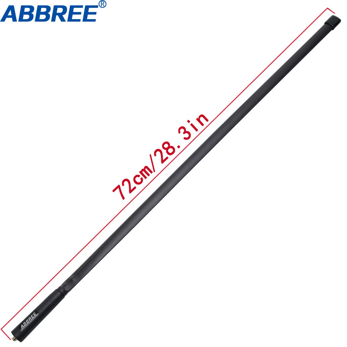 Abbree Sma Female Dual Band 144/430Mhz Foldable 72Cm/28.3 Inch Length Cs Tactical Antenna For Baofeng Uv 5R Bf F8Hp Pro 5Rm K5Plus Uv 82 Bf 888S Gm21 Uv 21R Quansheng Uv K5 Ham Two Way Radio