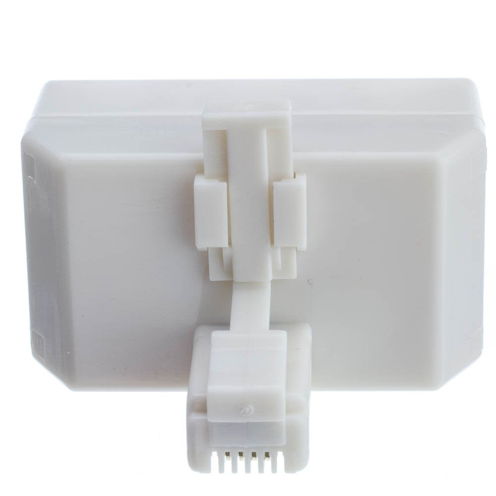 Cablewholesale Telephone Jack Line Separator, Rj11/Rj12 Male To 3 Rj11/Rj12 Female, Line 1, Line 2, Line 1 And 2