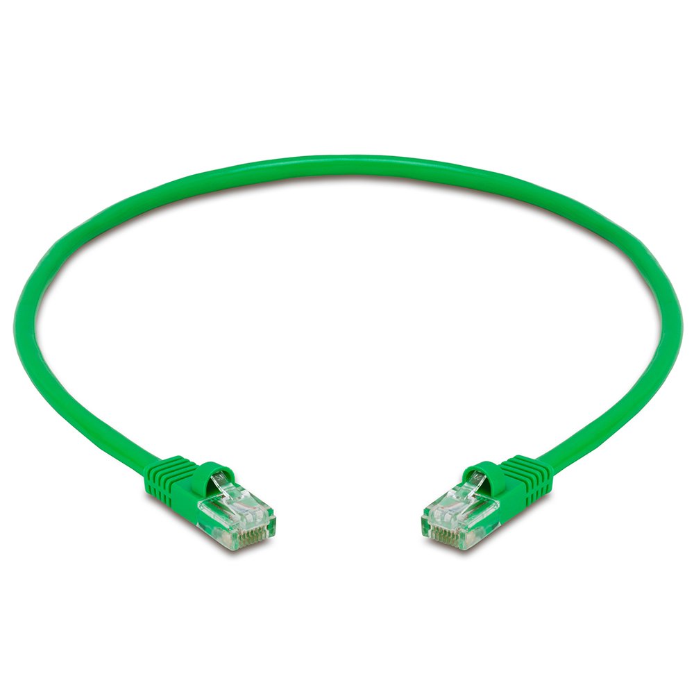 Cmple - Cat5E Ethernet Cable 1.5 Ft, 350 Mhz Utp Cat 5E Ethernet Patch Cable, 1Gbps Network Lan Cable, Rj45 Connectors, Compatib