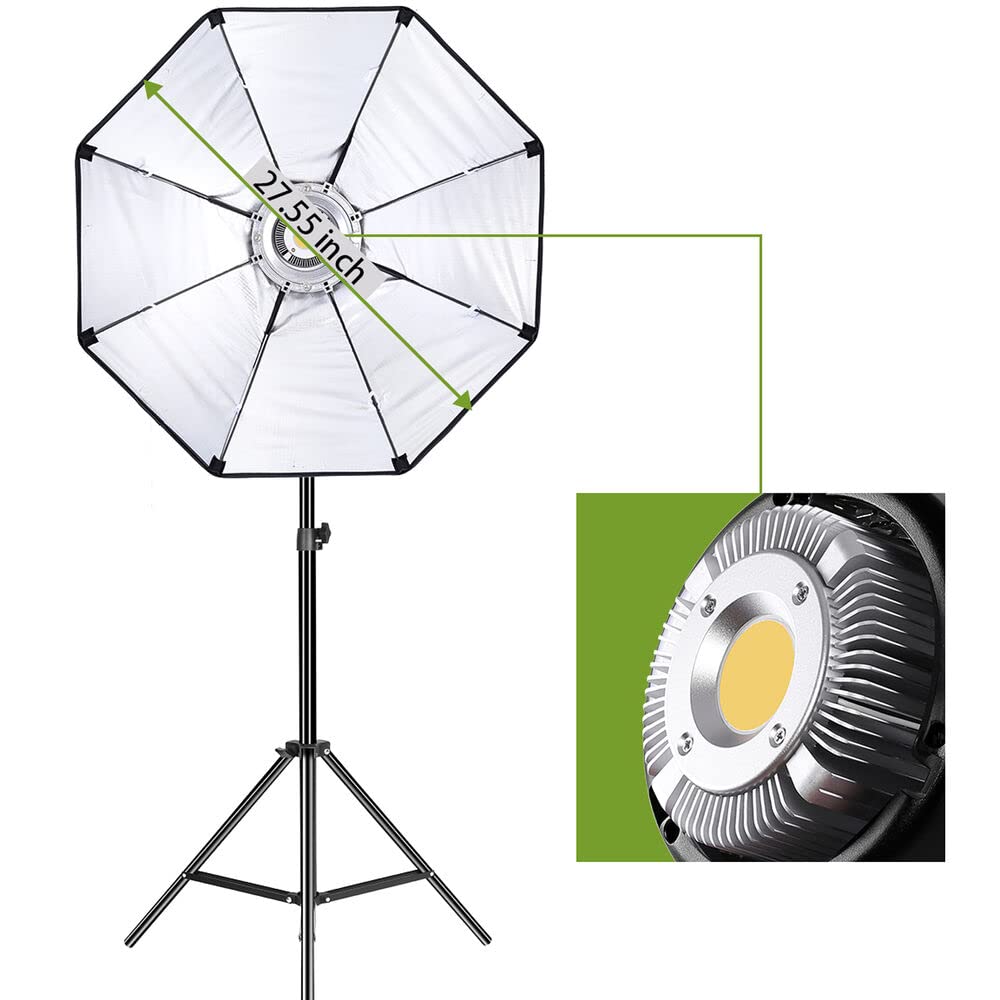 Gvm Lighting Soft Boxes Bowens Mount With Honeycomb Grid, Speedlight Umbrella Softbox Foldable With Carrying Bag For Studio Phot